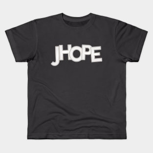 BTS Bangtan Jhope Jung Hoseok typography text army | Morcaworks Kids T-Shirt